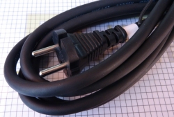 Přívodní kabel gumový - flexo šňůra 3m 